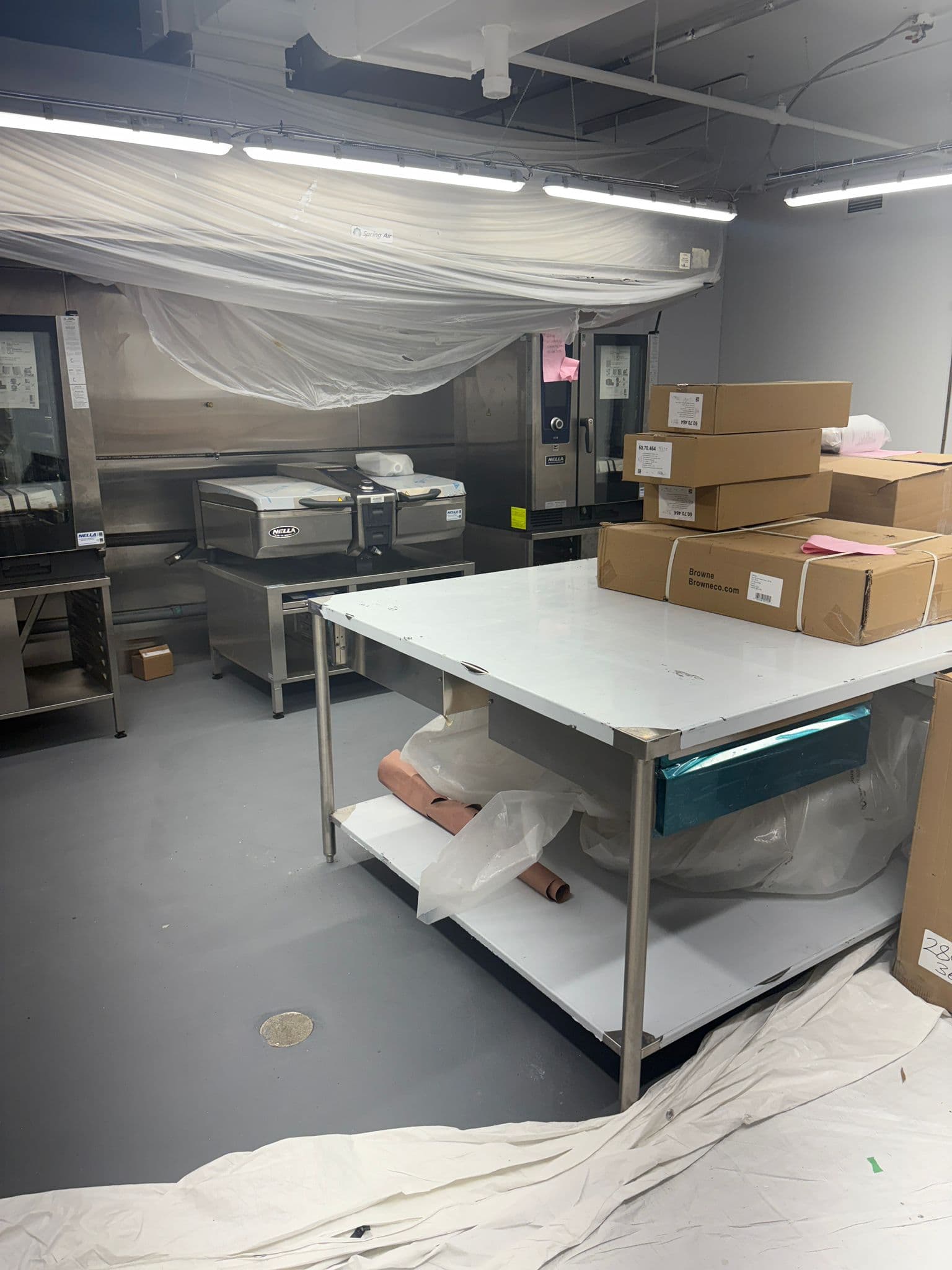Food-service workspace renovation